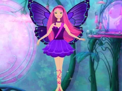 Jwèt Barbie Mariposa Dress Up sou entènèt