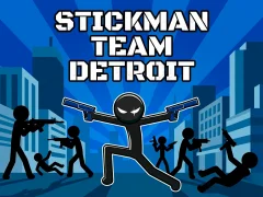 Jwèt Stickman Team Detroit sou entènèt