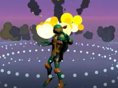 Jwèt Ninja Runner Fighter sou entènèt