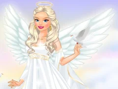 Jwèt Sweet angel dress up sou entènèt