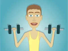 Jwèt Muscle Clicker sou entènèt