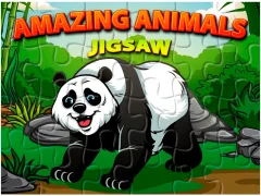 Jwèt Amazing Animals Jigsaw sou entènèt