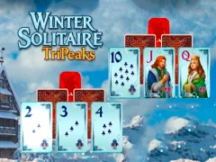 Jwèt Winter Solitaire TriPeaks sou entènèt