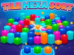 Jwèt Tile Hexa Sort sou entènèt