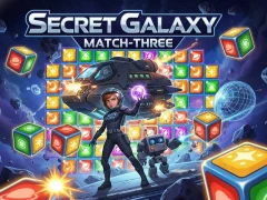 Jwèt Secret Galaxy Match-three sou entènèt