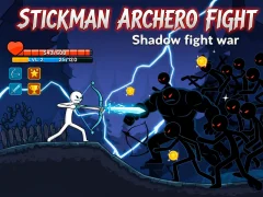 Jwèt Stickman Archero Fight: Shadow fight war sou entènèt