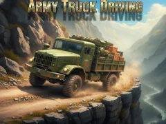 Jwèt Army Truck Driving sou entènèt