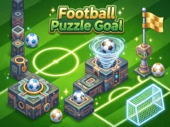 Jwèt Football Puzzle Goal sou entènèt