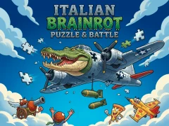 Jwèt Italian Brainrot: Puzzle & Battle sou entènèt