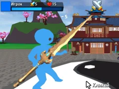 Jwèt Obby Stickman On Swords sou entènèt