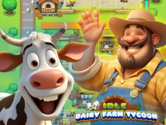 Jwèt Idle Dairy Farm Tycoon sou entènèt