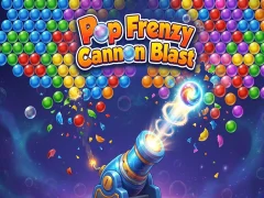 Jwèt Pop Frenzy Cannon Blast sou entènèt