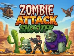 Jwèt Zombie Attack Shooter sou entènèt