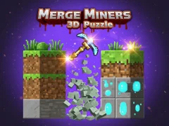 Jwèt Merge Miners 3D Puzzle sou entènèt