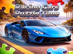 Jwèt Racing Cars Puzzle Time sou entènèt