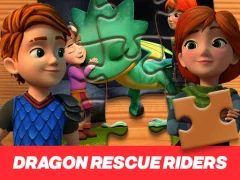 Jwèt Dragon Rescue Riders Jigsaw Puzzle sou entènèt