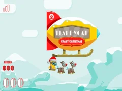 Jwèt FlappyCat Crazy Christmas sou entènèt