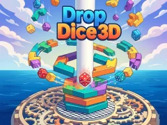 Jwèt Drop Dice 3D sou entènèt