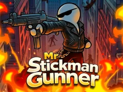 Jwèt Mr Stickman Gunner sou entènèt