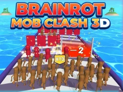 Jwèt Brainrot Mob Clash 3D sou entènèt