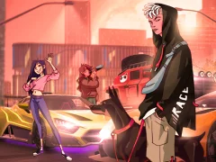 Jwèt Rod Multiplayer Car Driving sou entènèt