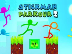 Jwèt Stickman Parkour 2 sou entènèt