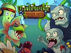 Jwèt Flower Defense Zombie Siege sou entènèt