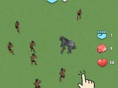 Jwèt Men Vs Gorilla sou entènèt