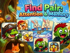 Jwèt Find Pair: Attention & Memory sou entènèt