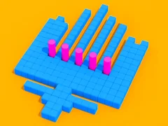 Jwèt Sticky Block sou entènèt