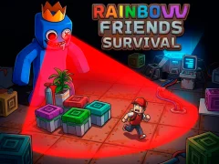 Jwèt Rainbow Friends Survival sou entènèt