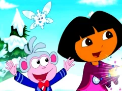 Jwèt Dora Find 5 Differences sou entènèt