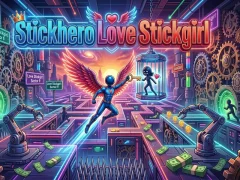 Jwèt Stickhero Love Stickgirl sou entènèt