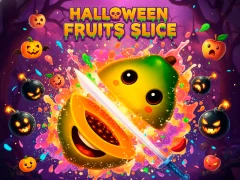 Jwèt Halloween Fruits Slice sou entènèt