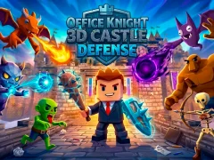 Jwèt Office Knight 3D Castle Defense sou entènèt