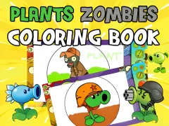 Jwèt Plants vs Zombies Coloring sou entènèt