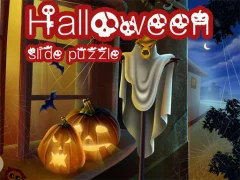 Jwèt Halloween Slide Puzzle sou entènèt