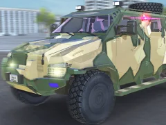 Jwèt Police Car Armored sou entènèt