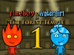 Jwèt Fireboy & Watergirl In The Forest Temple sou entènèt