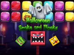 Jwèt Halloween Snake and Blocks sou entènèt