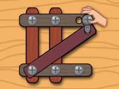 Jwèt Wood Nuts Master: Screw Puzzle sou entènèt