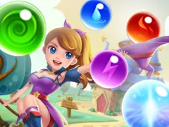 Jwèt Magical Saga Bubble Witch Shooter sou entènèt