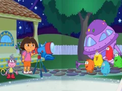 Jwèt Dora The explorer Dora's Space Adventure sou entènèt