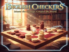 Jwèt English Checkers sou entènèt