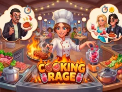 Jwèt Cooking Rage sou entènèt