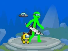 Jwèt Stickman Mega Boss Battles! sou entènèt
