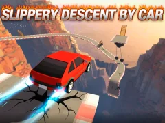 Jwèt Slippery Descent By Car sou entènèt