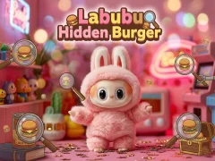 Jwèt Labubu Hidden Burger sou entènèt