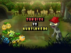 Jwèt Zombies vs. Sunflowers sou entènèt