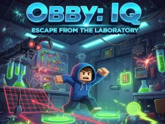 Jwèt Obby: IQ Escape from the Laboratory sou entènèt